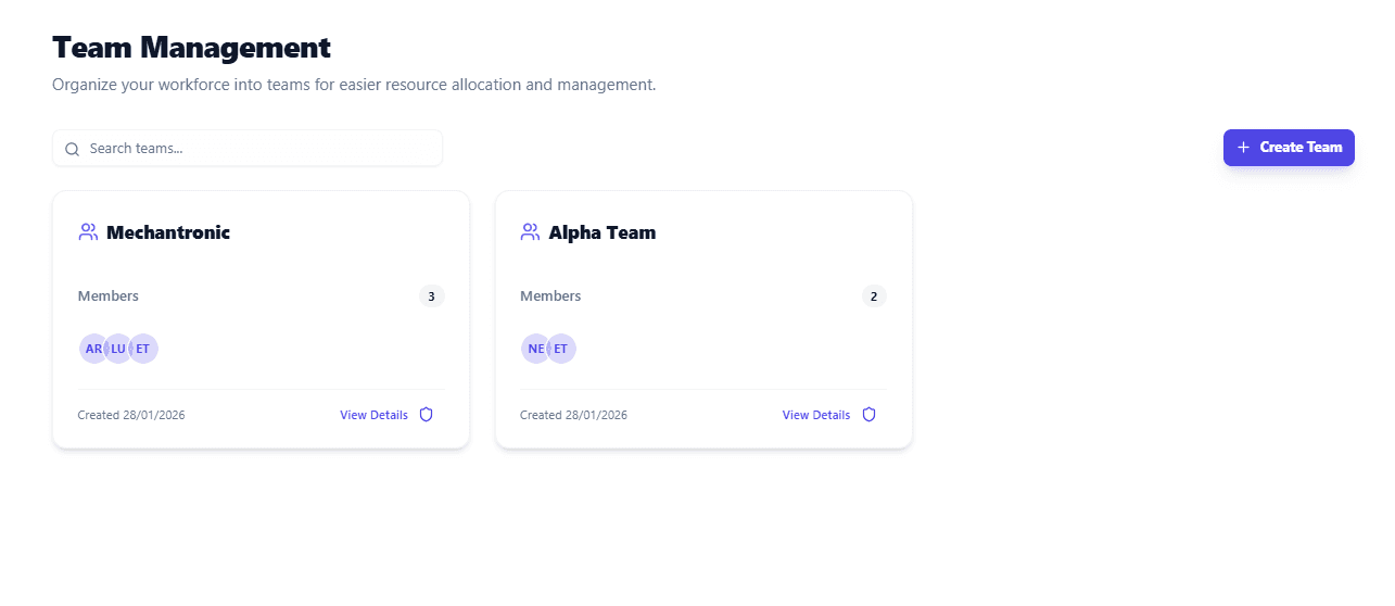 Team Management